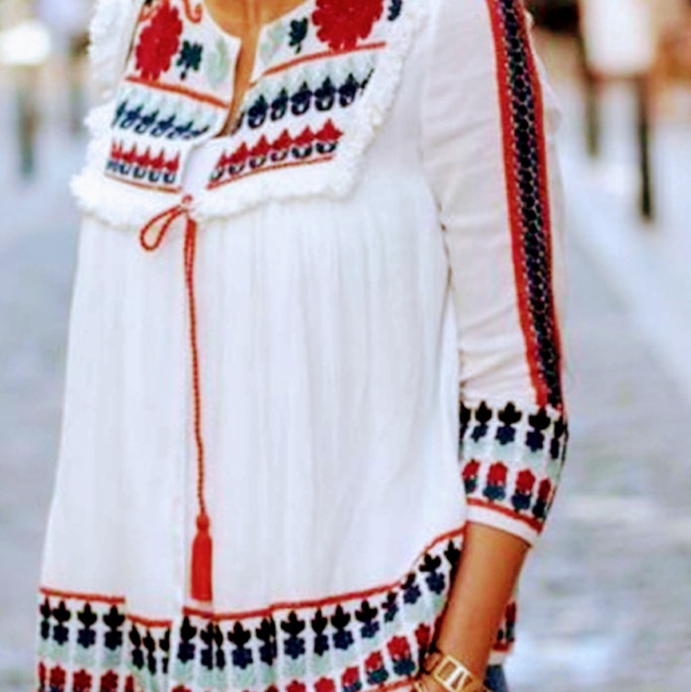 Embroidery top